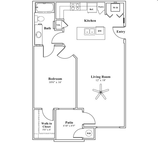 Unit 1059 1141 floor plan
